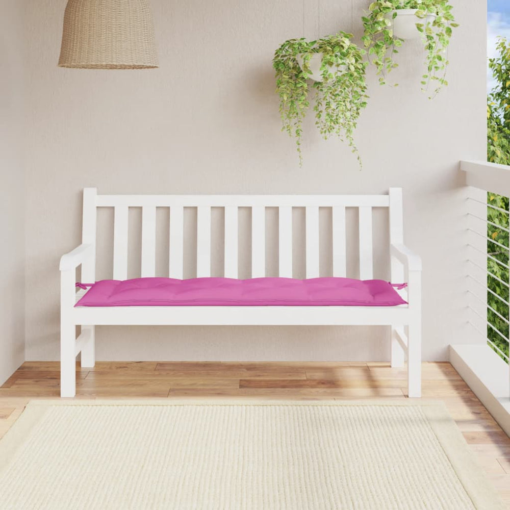 Gartenbank Auflage Rosa 150x50 cm