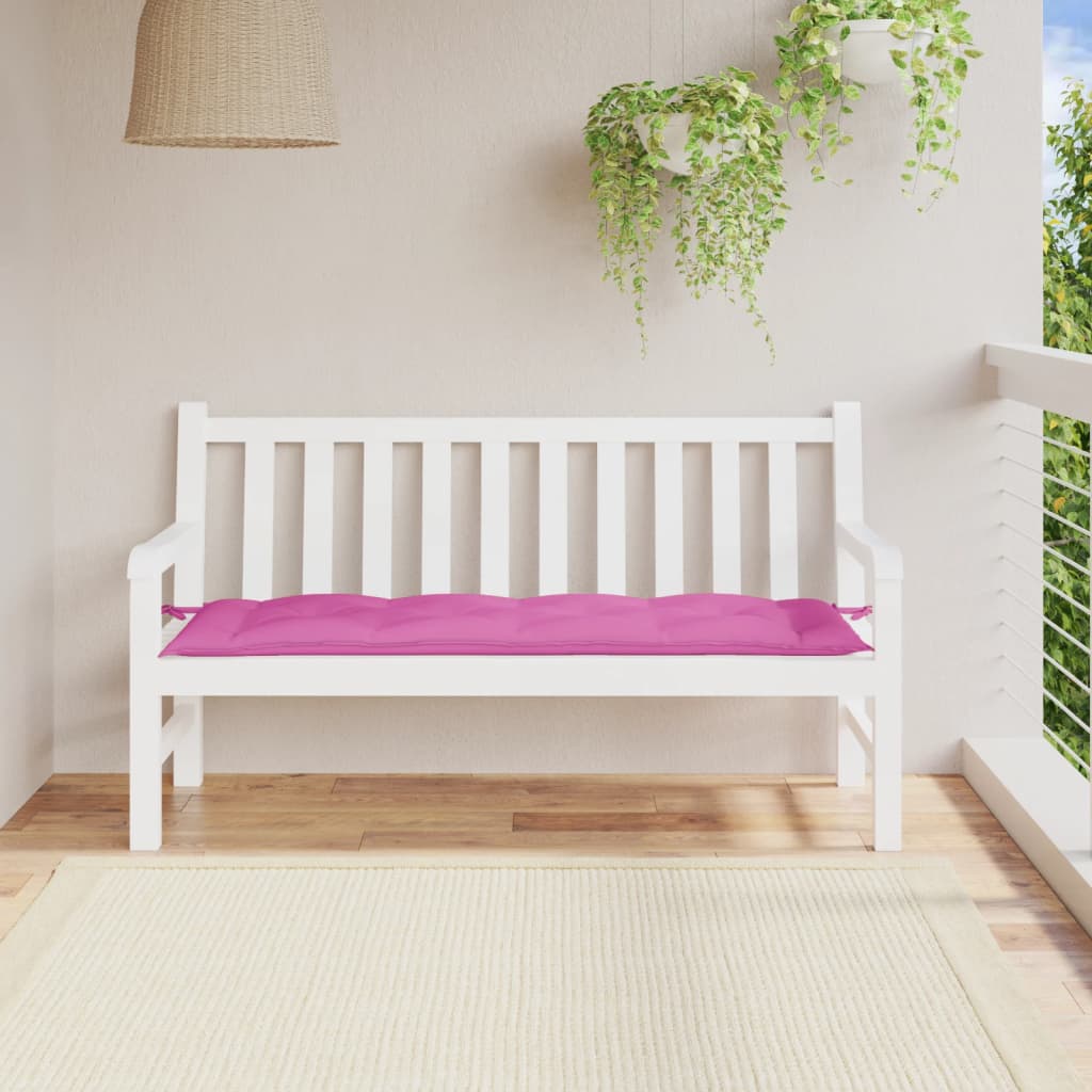 Gartenbank Auflage Rosa 150x50 cm