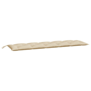 vidaXL Coussin de banc de jardin beige 180x50x7 cm en tissu Oxford