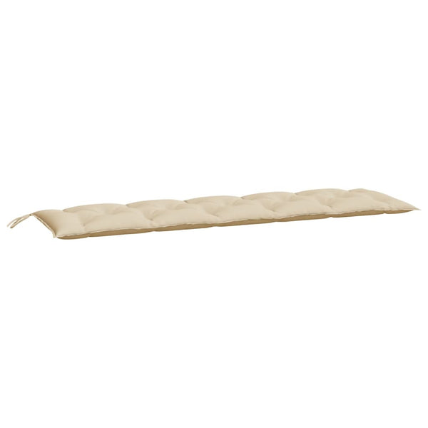 vidaXL Coussin de banc de jardin beige 180x50x7 cm en tissu Oxford
