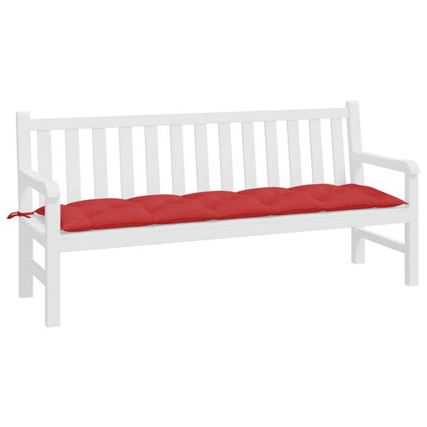 Gartenbank Auflage Rot 180 cm Oxford