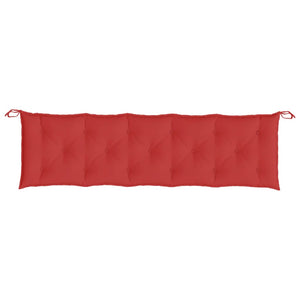 Gartenbank Auflage Rot 180 cm Oxford