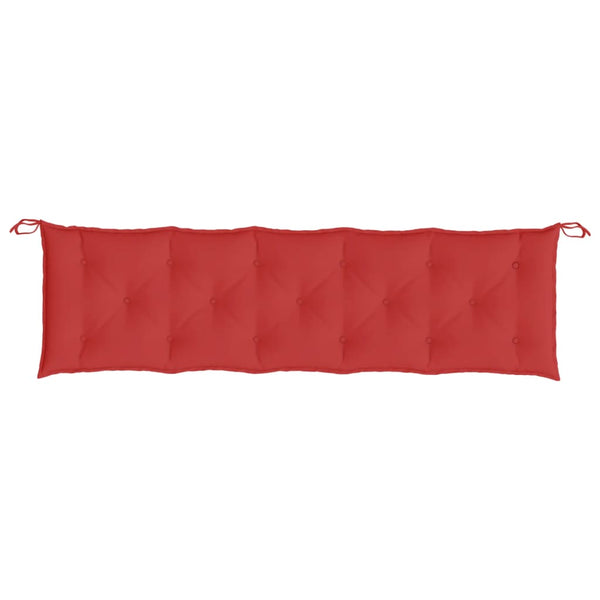 Gartenbank Auflage Rot 180 cm Oxford