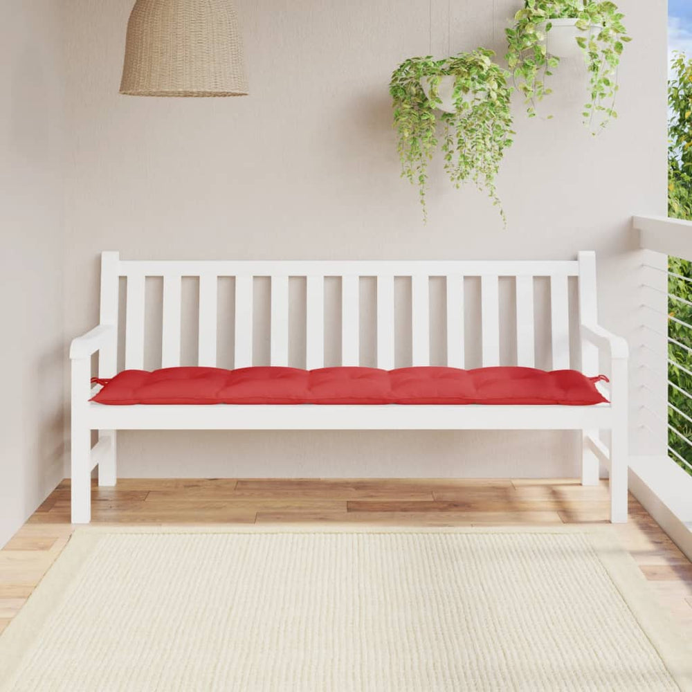 Gartenbank Auflage Rot 180 cm Oxford