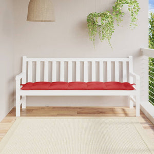 Gartenbank Auflage Rot 180 cm Oxford