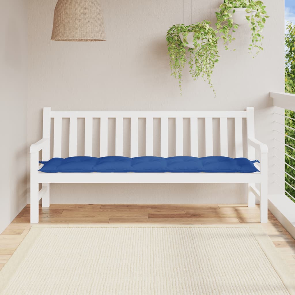 Gartenbank Auflage Königsblau 180 cm