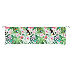 vidaXL Coussin de banc de jardin multicolore 180x50x7 cm Tissu Oxford
