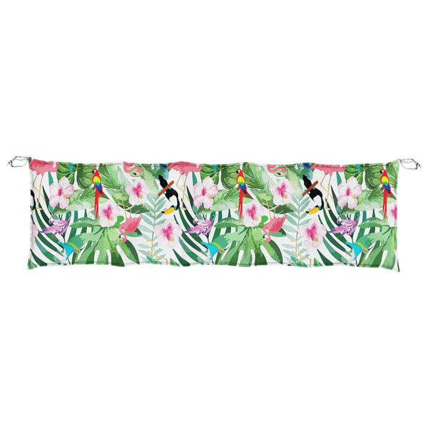 vidaXL Coussin de banc de jardin multicolore 180x50x7 cm Tissu Oxford