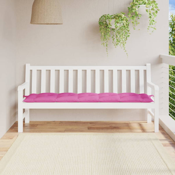 Gartenbankauflage Rosa 180 cm Oxford-Gewebe