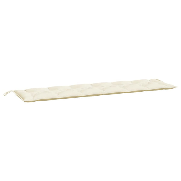 Gartenbank Auflage Creme 200x50 cm
