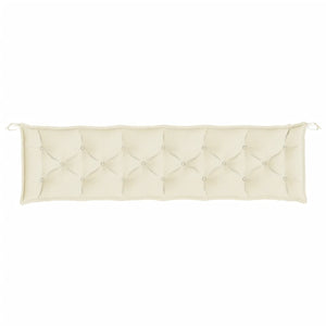 Gartenbank Auflage Creme 200x50 cm