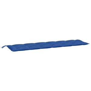 Königsblaue Gartenbank Auflage 200x50 cm