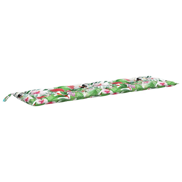 vidaXL Coussin de banc de jardin multicolore 200x50x7 cm Tissu