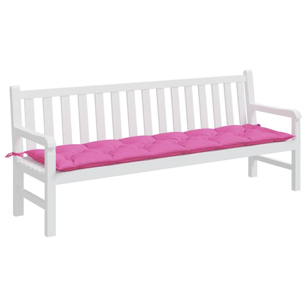 Gartenbank Auflage Rosa 200 cm