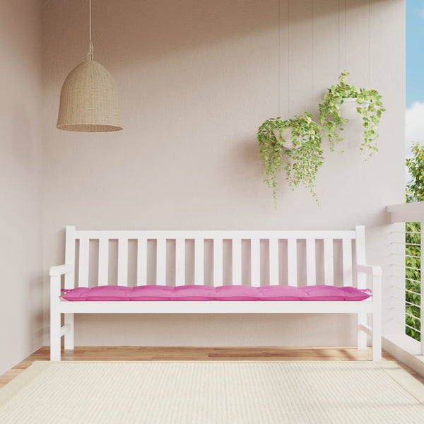 Gartenbank Auflage Rosa 200 cm