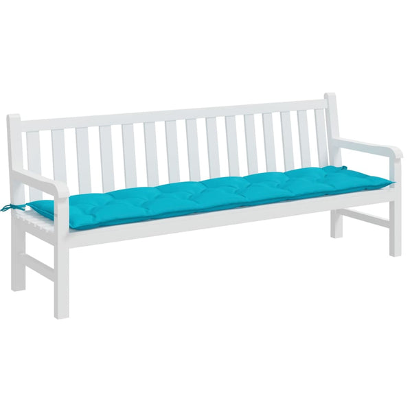 Türkis Gartenbank Auflage 200x50 cm
