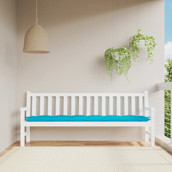 Türkis Gartenbank Auflage 200x50 cm