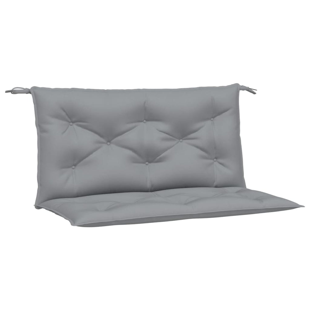 Gartenbank Auflagen 2er Set Grau 100x50 cm