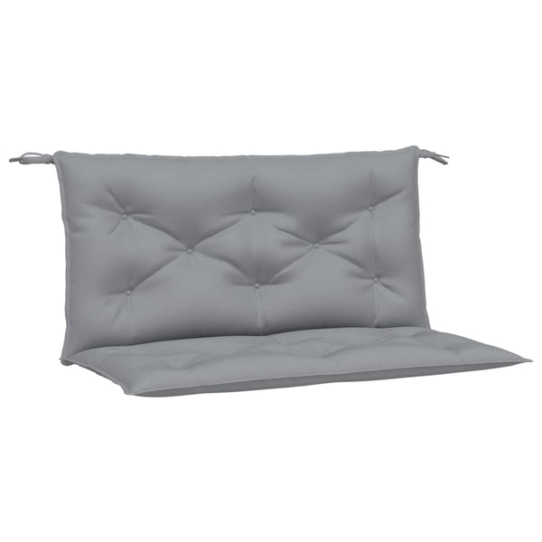 Gartenbank Auflagen 2er Set Grau 100x50 cm