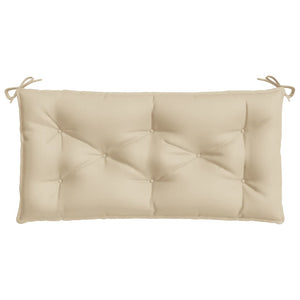 vidaXL Coussins de banc de jardin 2 pcs Beige 100x50x7 cm Tissu Oxford