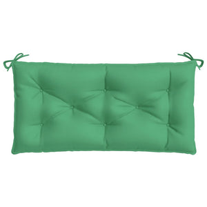 Gartenbank Auflagen Grün 100x50 cm, 2er Set