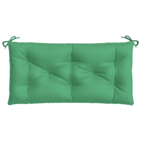 Gartenbank Auflagen Grün 100x50 cm, 2er Set