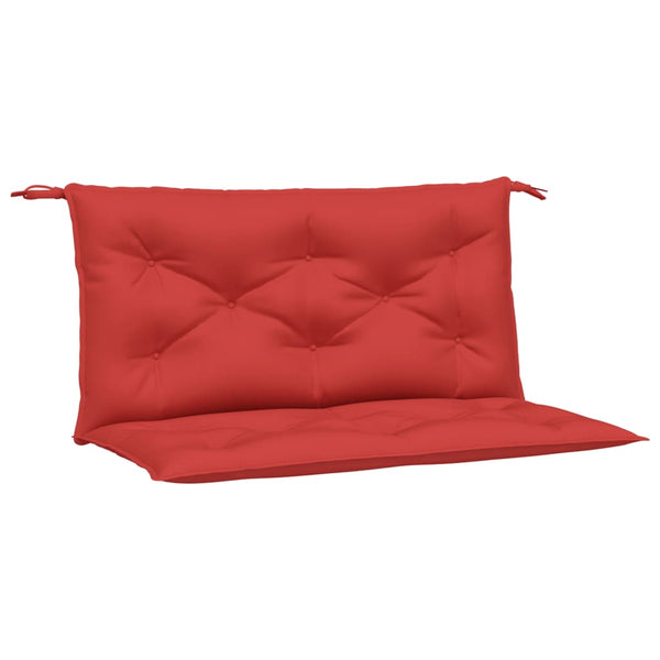 Gartenbank Auflagen Rot, 2er Set