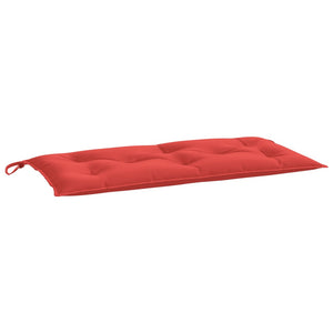 Gartenbank Auflagen Rot, 2er Set