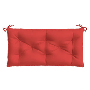 Gartenbank Auflagen Rot, 2er Set