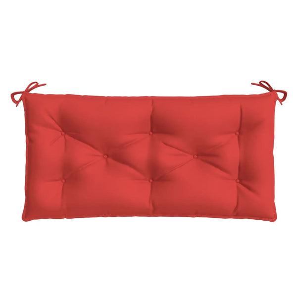 Gartenbank Auflagen Rot, 2er Set