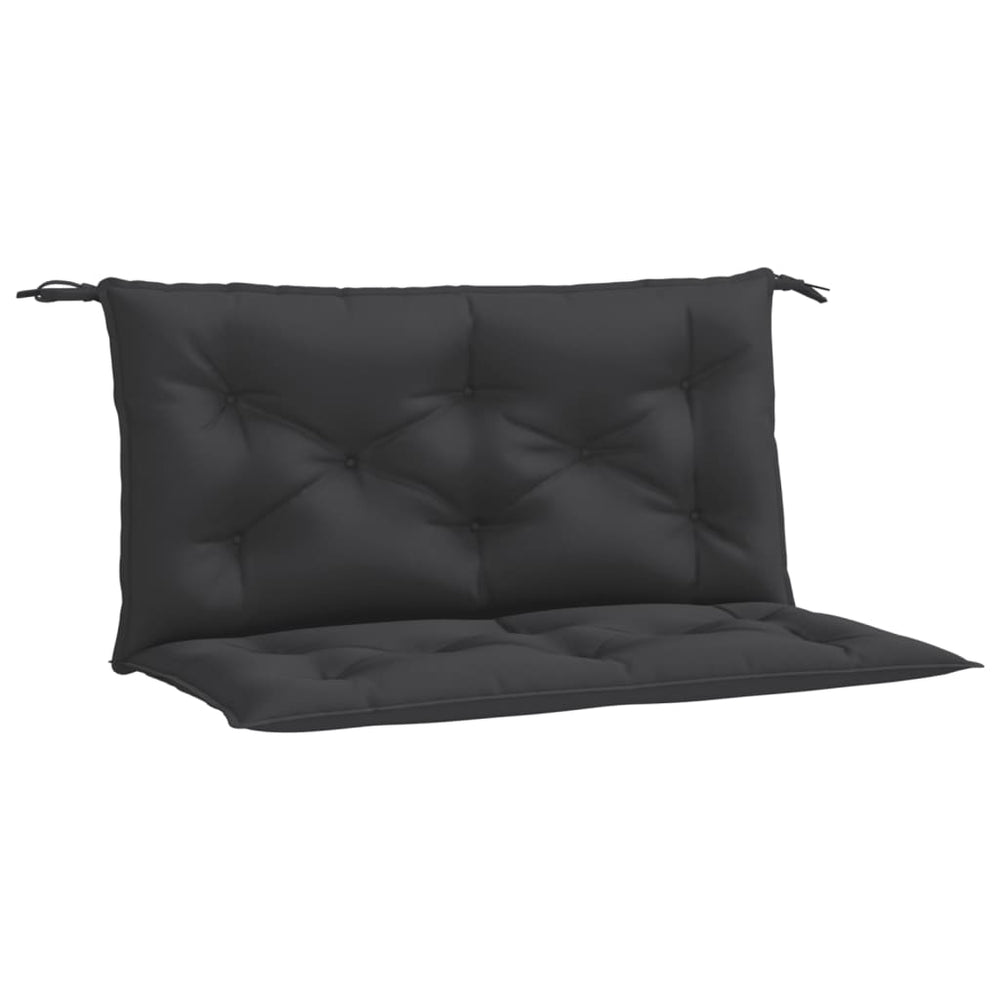 Gartenbank Auflagen Schwarz 100x50 cm, 2er Set
