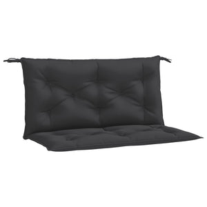 vidaXL Coussins de banc de jardin 2 pcs Noir 100x50x7 cm Tissu Oxford