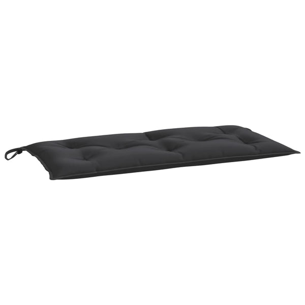 vidaXL Coussins de banc de jardin 2 pcs Noir 100x50x7 cm Tissu Oxford