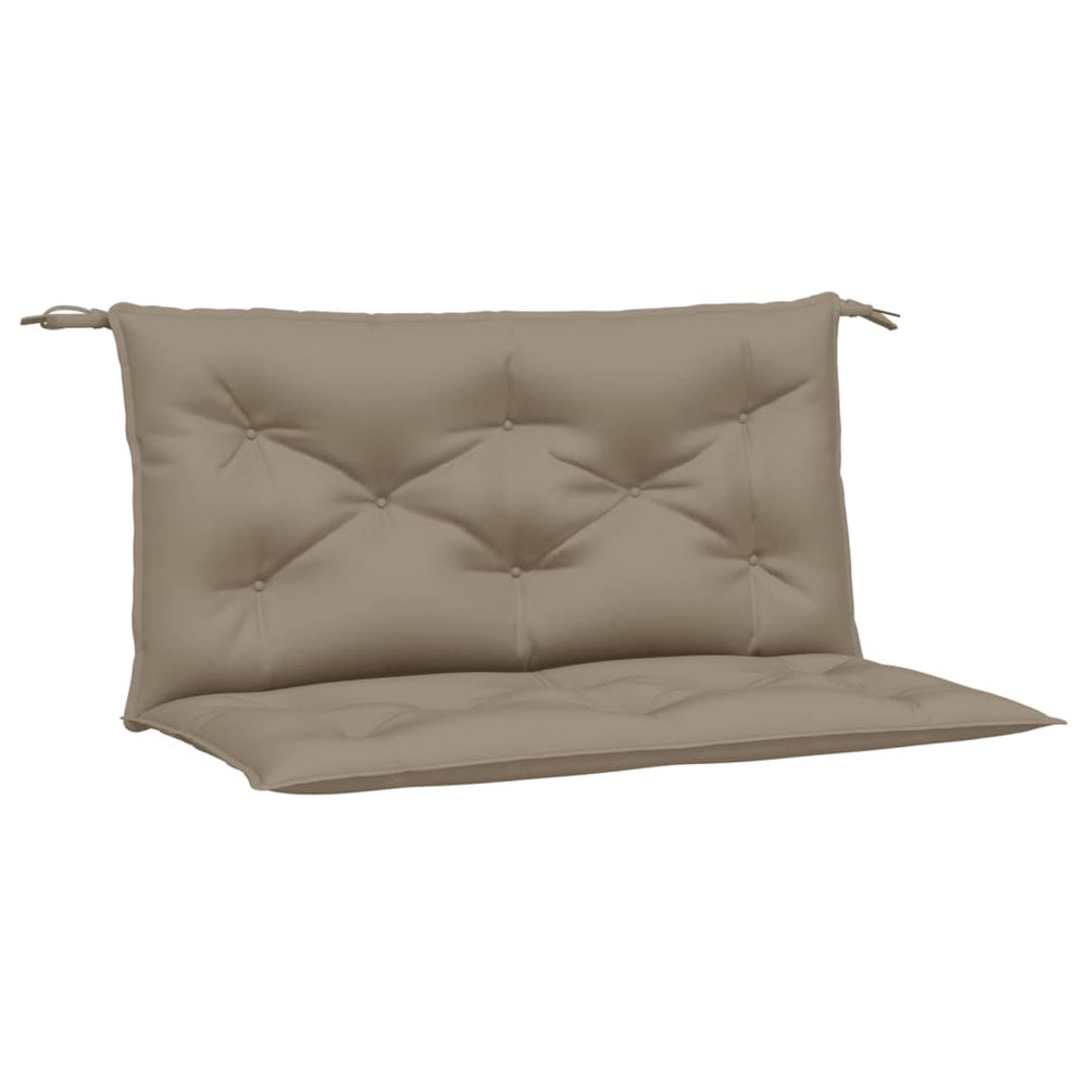 Gartenbank Auflagen Taupe 100x50 cm, 2er Set