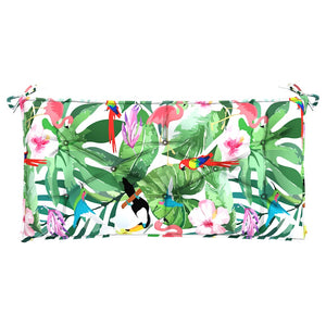 Gartenbank Auflagen 2er Set Mehrfarbig 100x50x7cm