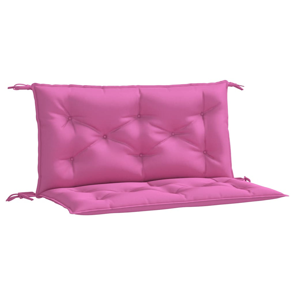Rosa Gartenbank Auflagen 100x50 cm, 2er Set