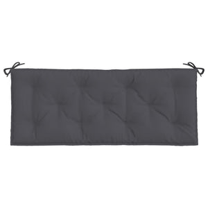 Gartenbank Auflagen Anthrazit 120x50 cm, 2er Set
