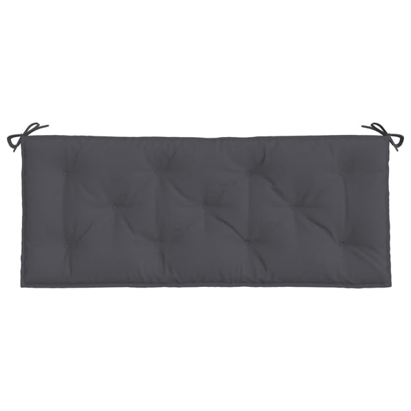 Gartenbank Auflagen Anthrazit 120x50 cm, 2er Set
