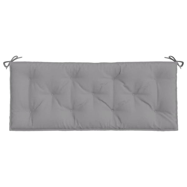 Gartenbank Auflagen Grau 120x50 cm, 2er Set