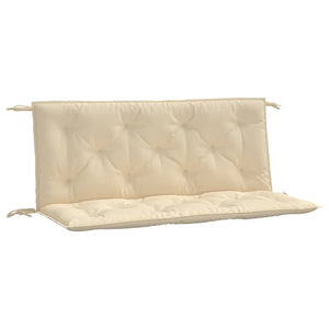 Gartenbank Auflagen Beige 120x50 cm, 2er Set