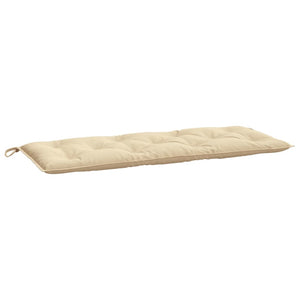 Gartenbank Auflagen Beige 120x50 cm, 2er Set