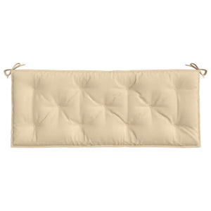 Gartenbank Auflagen Beige 120x50 cm, 2er Set