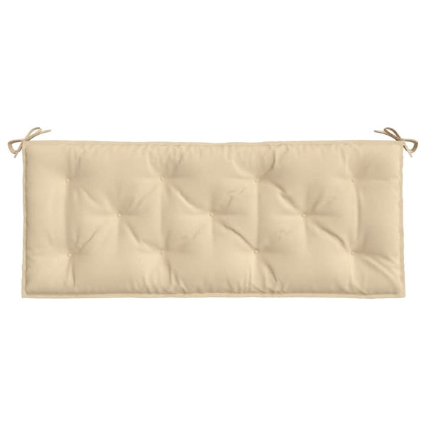 Gartenbank Auflagen Beige 120x50 cm, 2er Set
