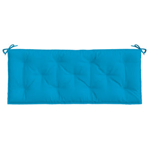 Gartenbank Auflagen Hellblau 120x50 cm 2er Set