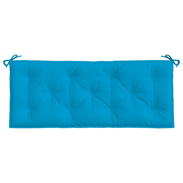 Gartenbank Auflagen Hellblau 120x50 cm 2er Set