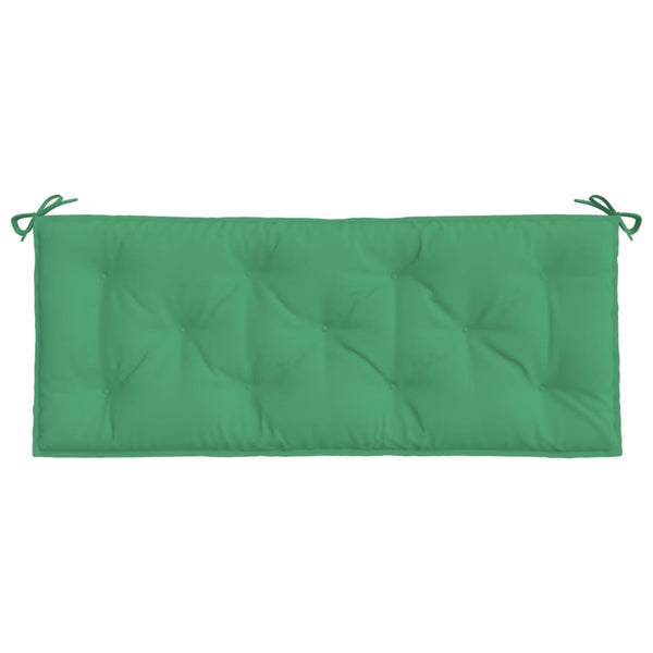Gartenbank Auflagen Grün 120x50 cm 2er Set