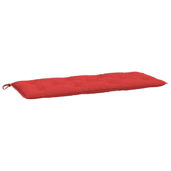 Gartenbank Auflagen Rot 120x50 cm, 2er Set