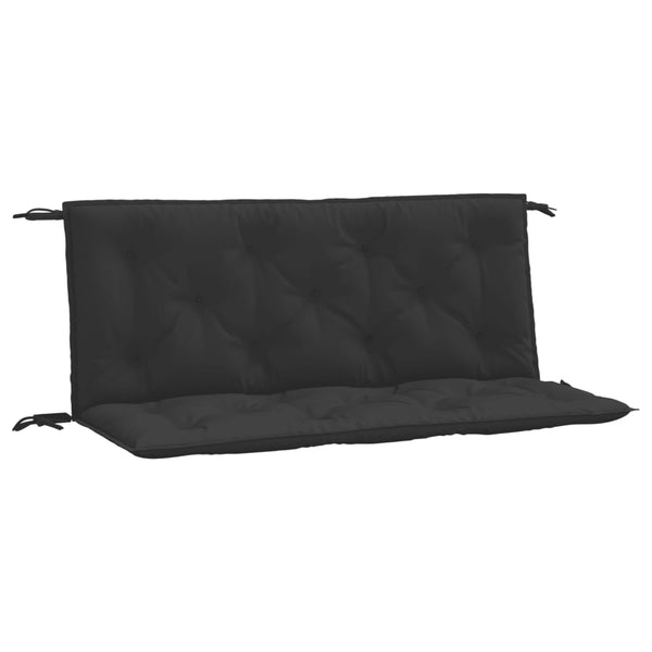 Gartenbank Auflagen Schwarz 120x50 cm, 2er Set