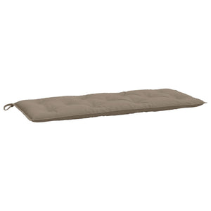 Gartenbank Auflagen 2er Set Taupe 120x50 cm