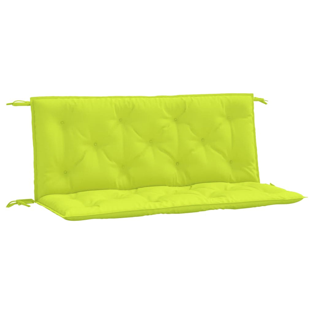 Gartenbank Auflagen Knallgrün 120x50cm 2er Set